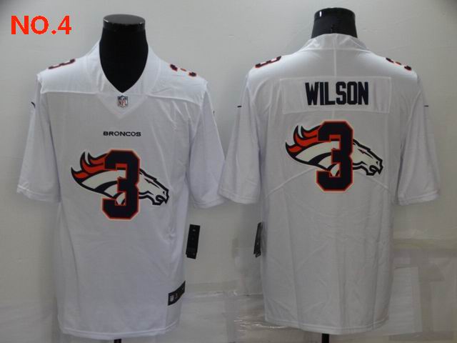 Men's Denver Broncos 3 Russell Wilson Jersey NO.4 ;